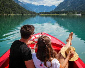 Chillige E-Boottour auf dem Heiterwanger See