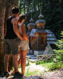 Russische Kapelle am Vršič-Pass